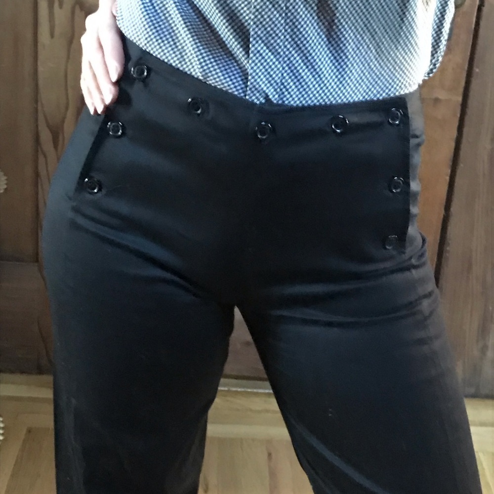 NWOT Yumi Mazao Sailor Waisted Pants